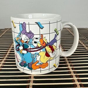 Vintage Donald Daisy Duck Applause Walt Disney 1987 Ceramic Coffee Mug 80s